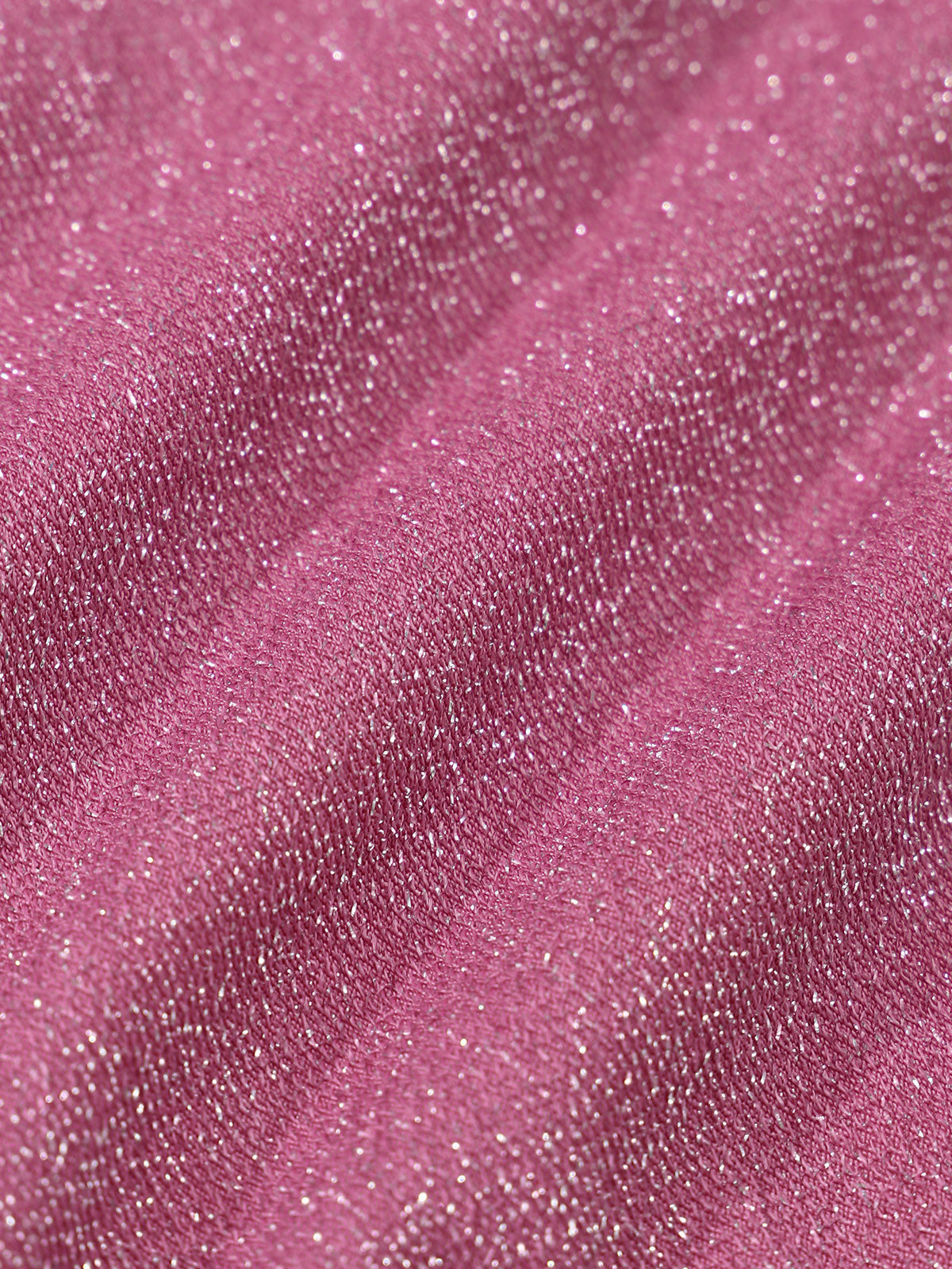 Pink Glitter Underwire V-Notch Bikini Set