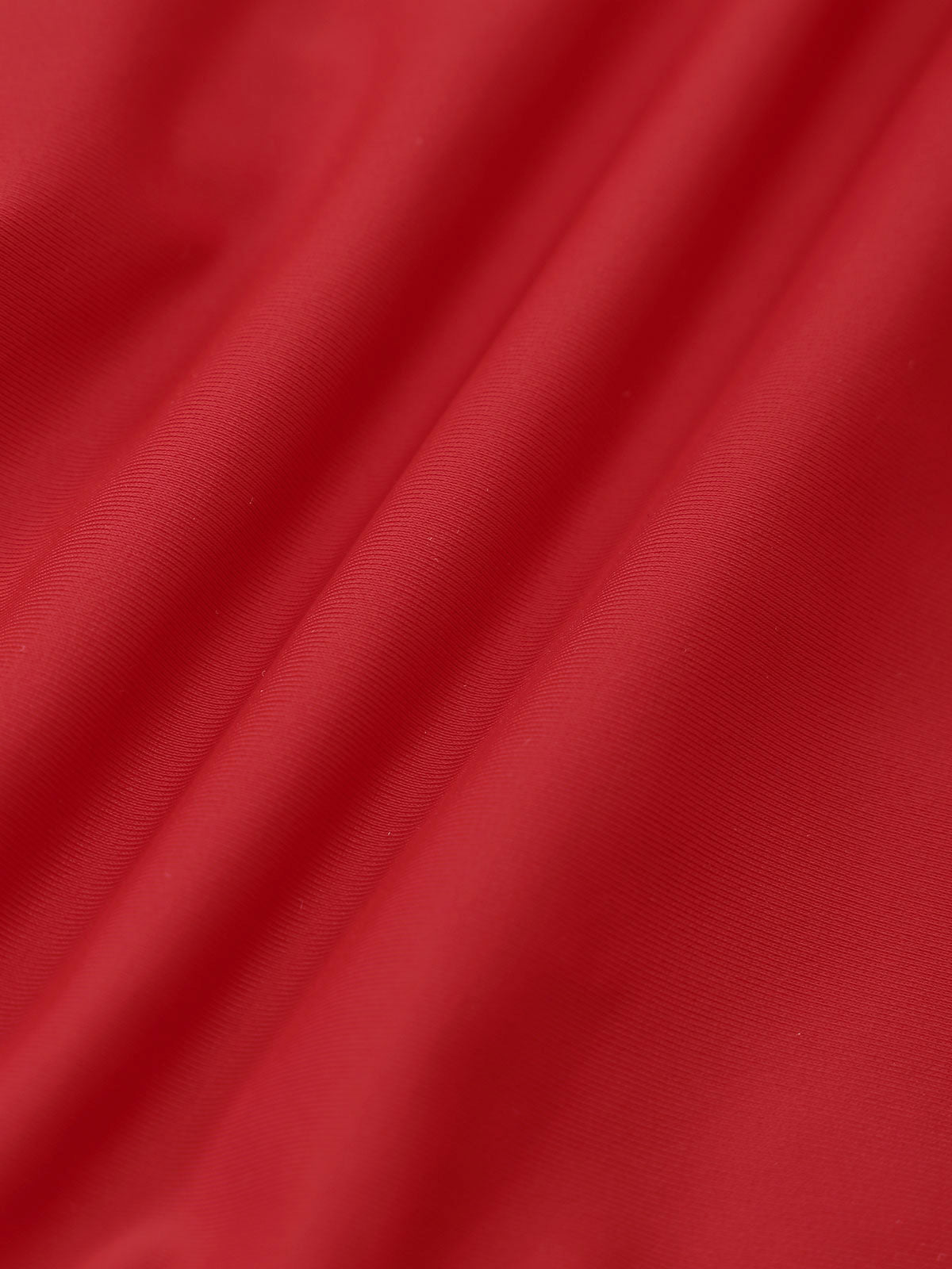 Red Ruched Knot Cover-up