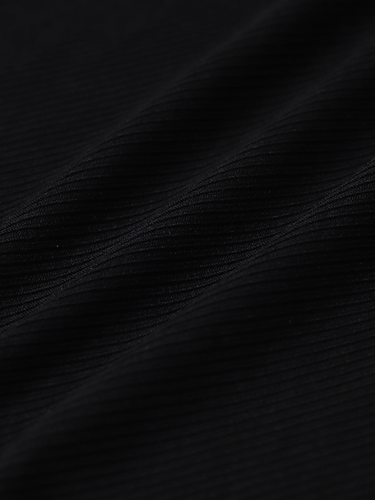 Black Contrast Color Backless Tankini Swimsuit