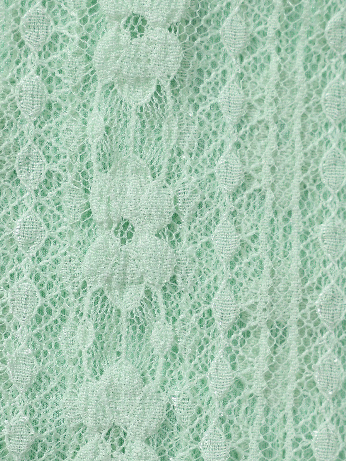 Cyan Lace Halter Tankini Swimsuit