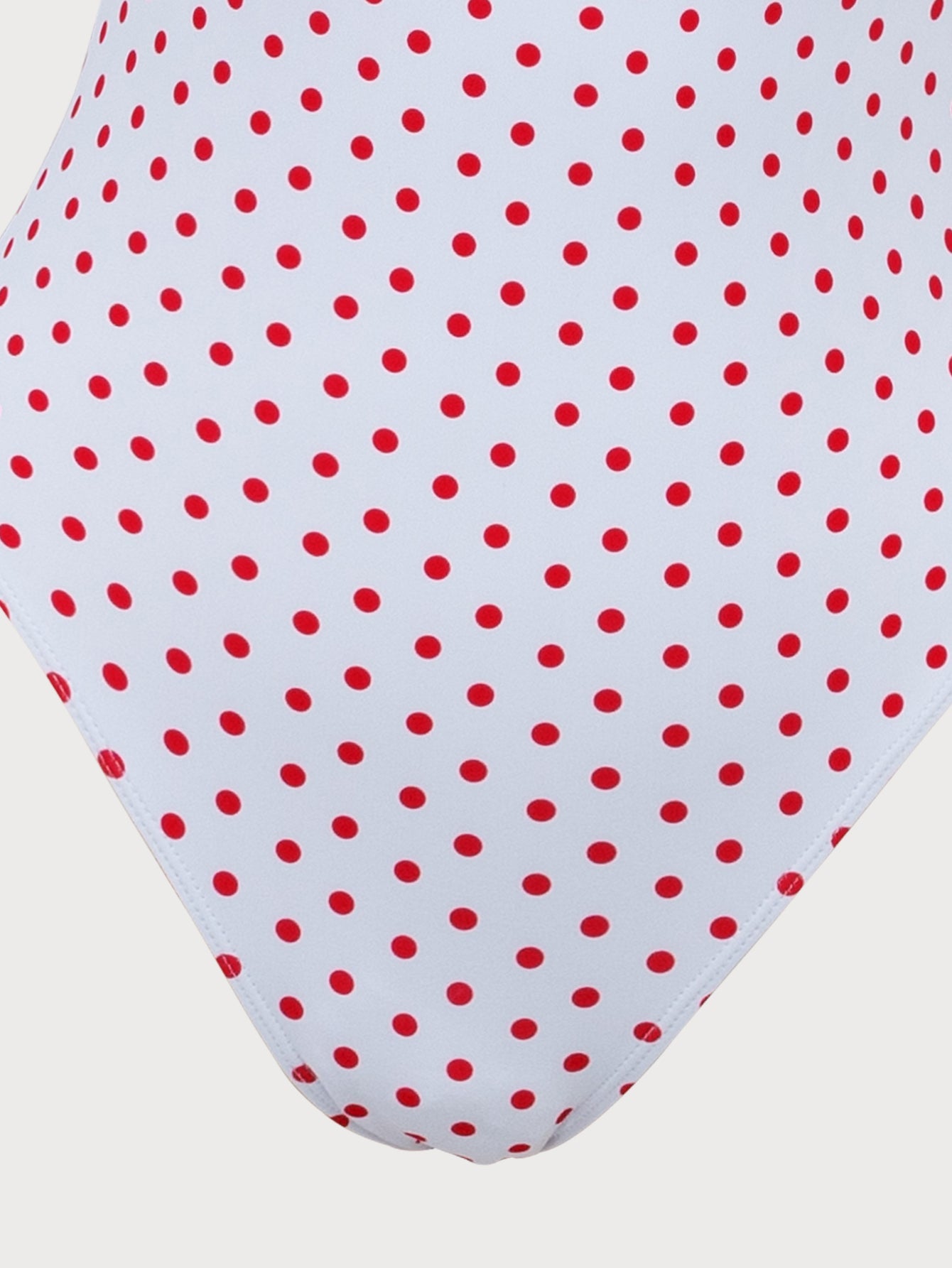 Red Polka Dot One-Piece Swimsuit