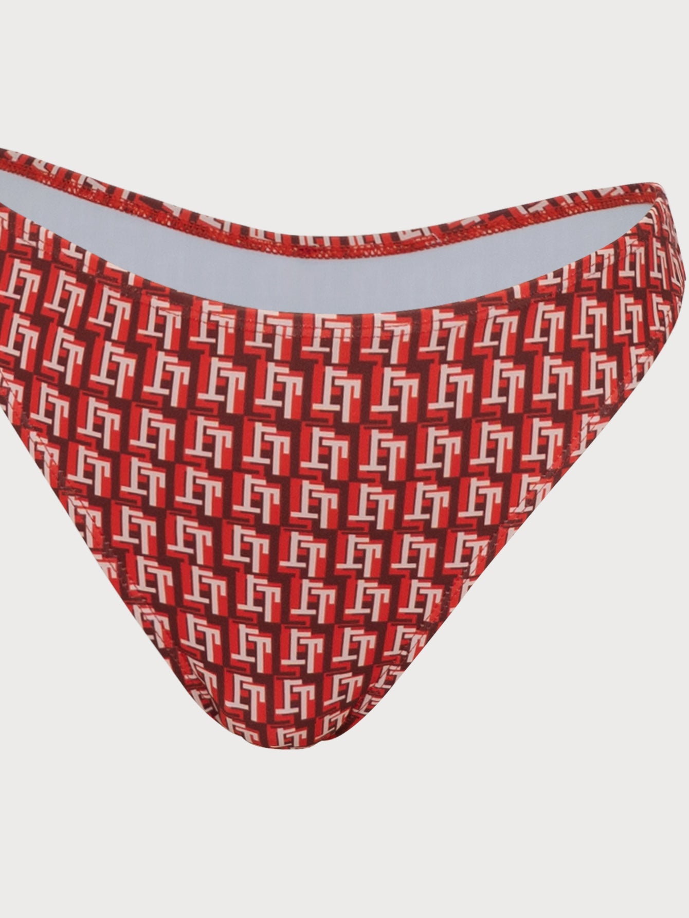 Orange Crossover Cutout Bikini Set