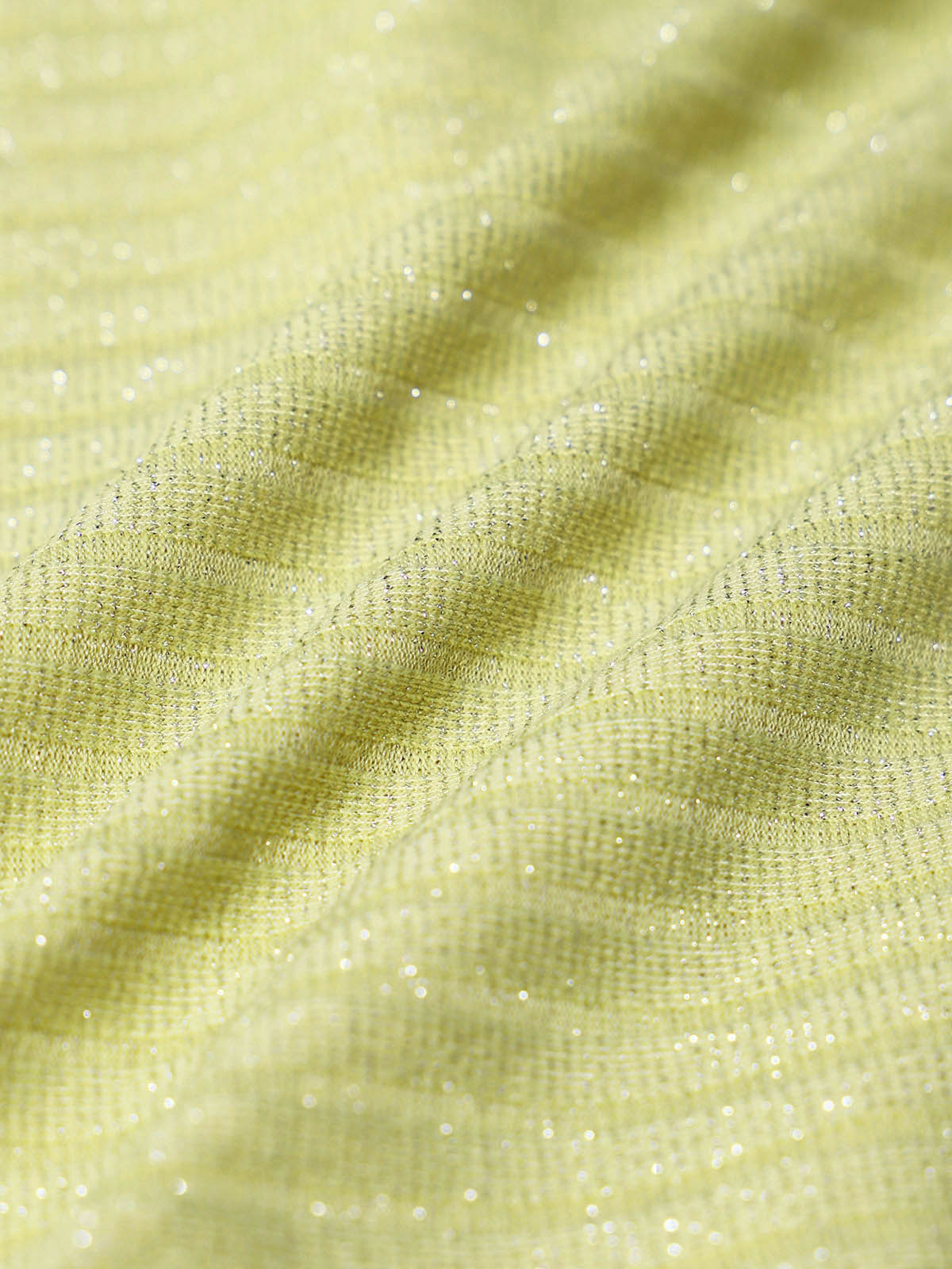 Mustard Yellow Glitter Star Embellished One-Piece Swimsuit