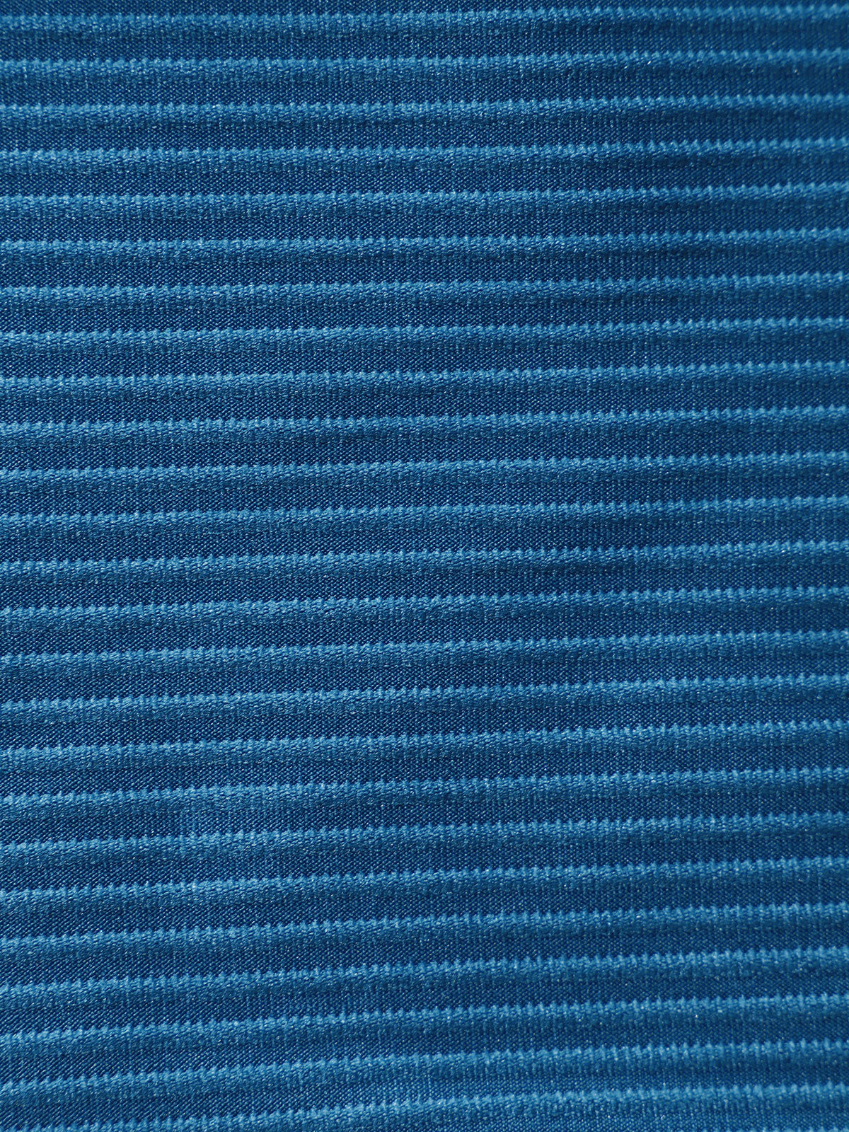 Blue Ribbed Ruffle Tankini Swimsuit