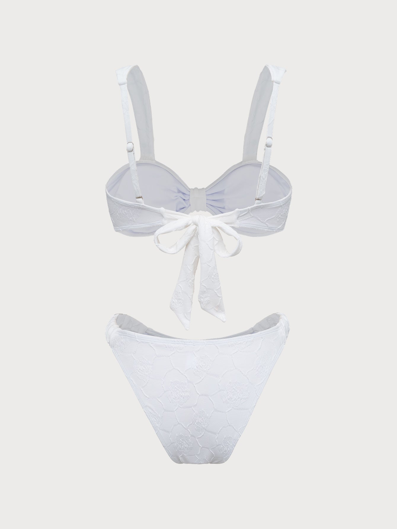 White Twist Vintage Bikini Set