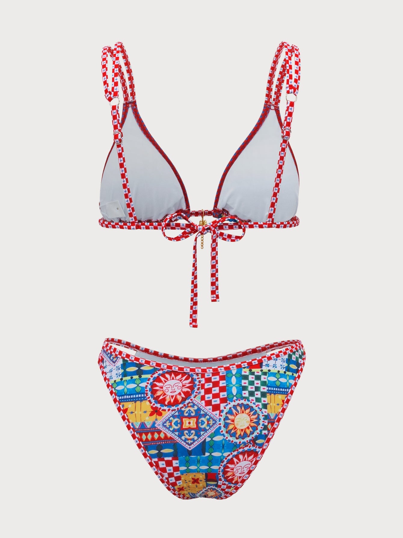 Geometric Bohemian Print Bikini Set