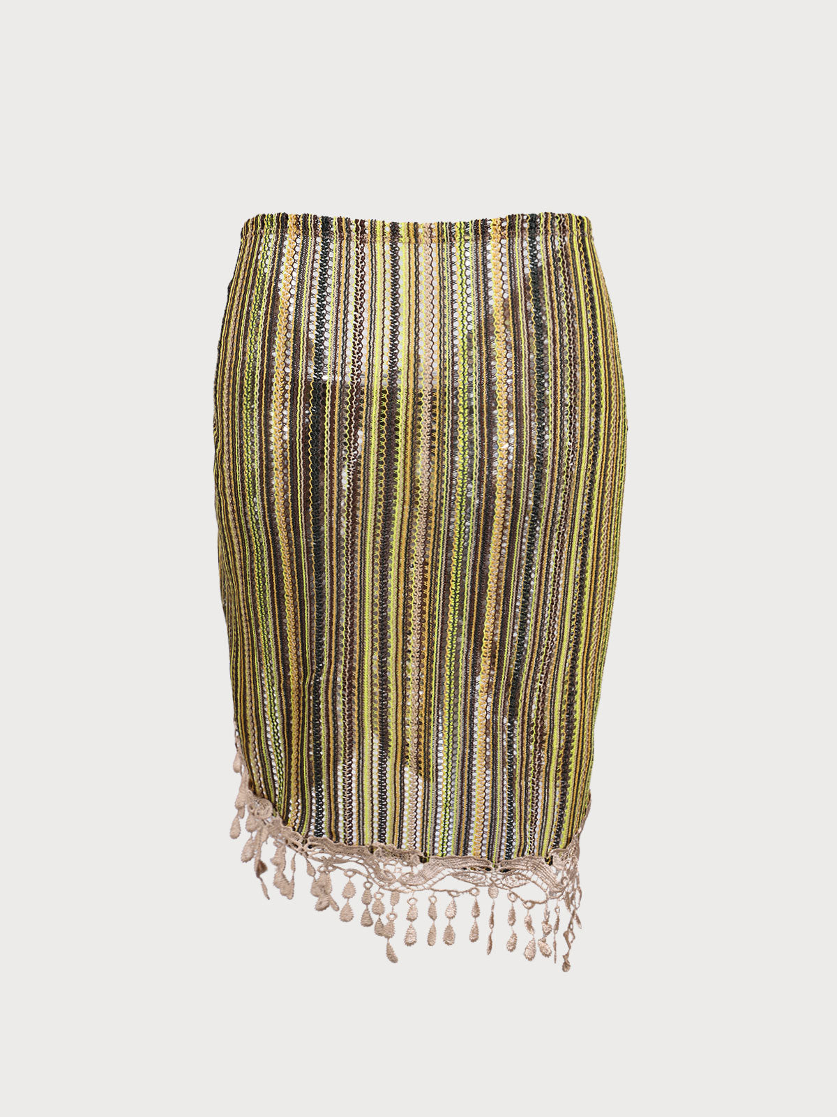 Green Vintage Cover-Up Skirt