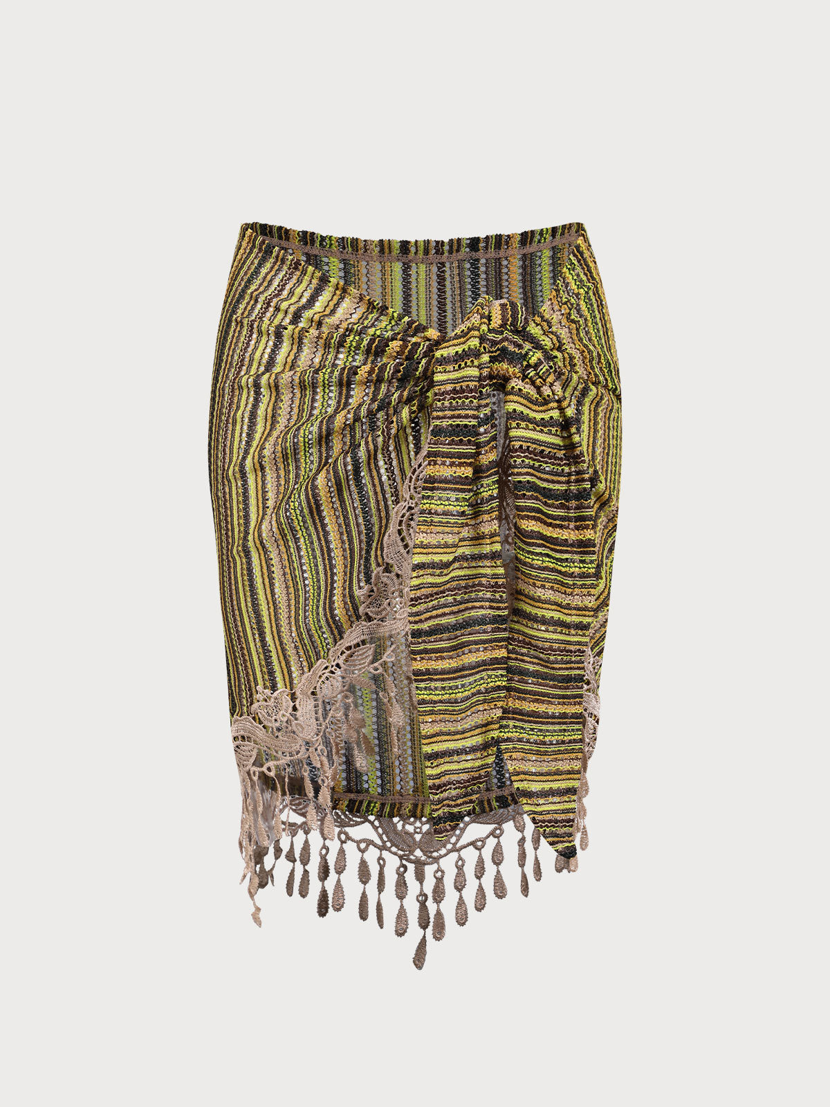 Green Vintage Cover-Up Skirt