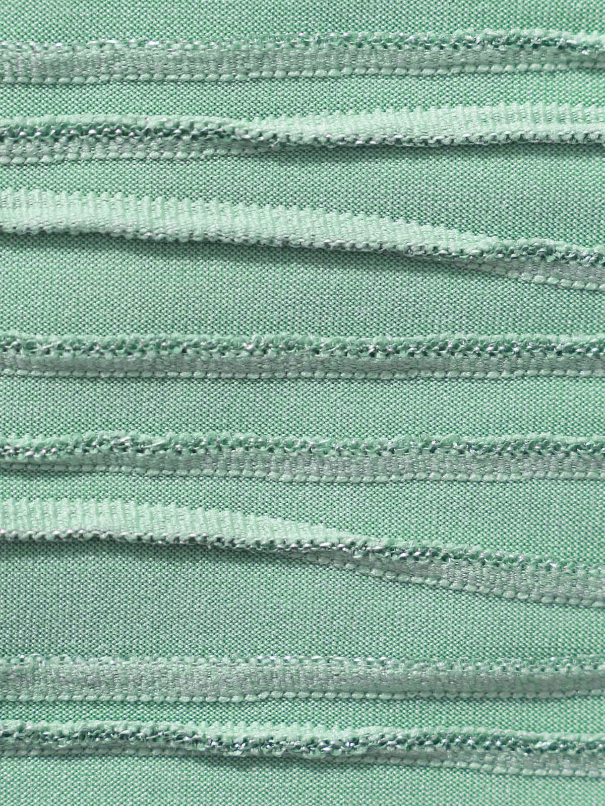 Cyan Glitter Wave Pattern Bikini Set
