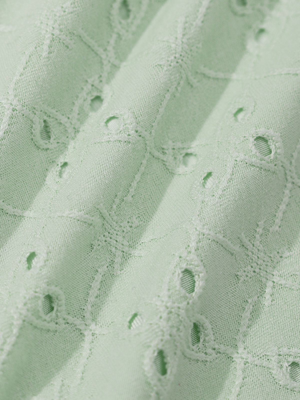 Green Textured Cut Out Tankini Swimsuit