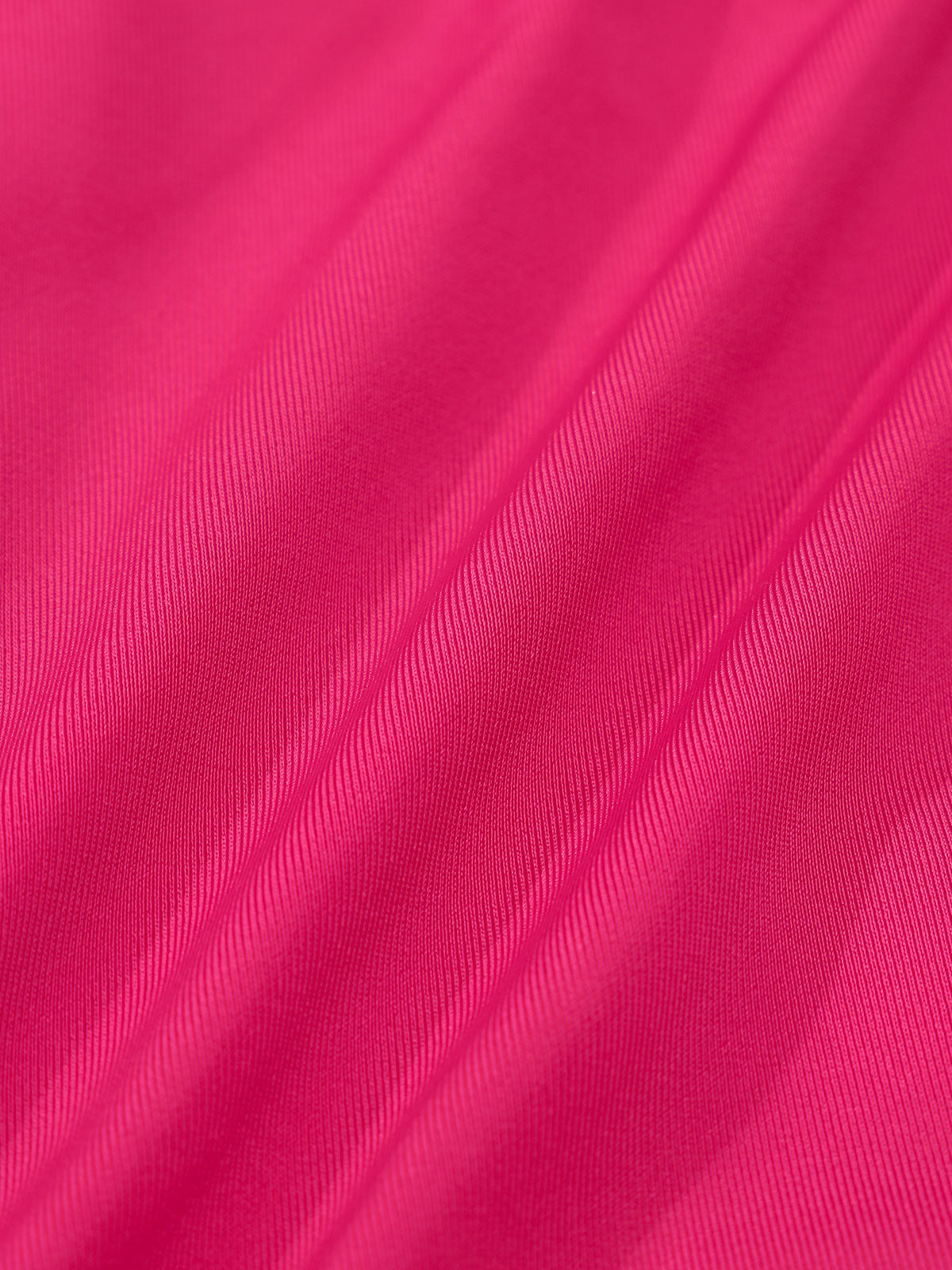 Pink Irregular Hem Tankini Swimsuit