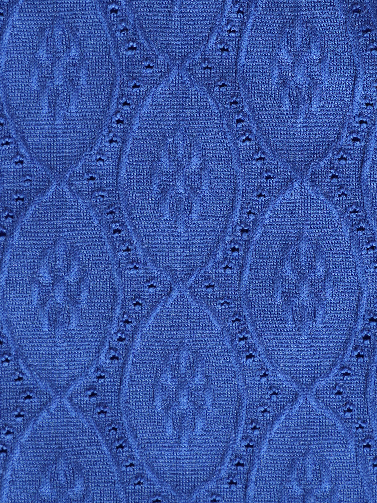 Blue Openwork Ruched Tie Tankini Swimsuit