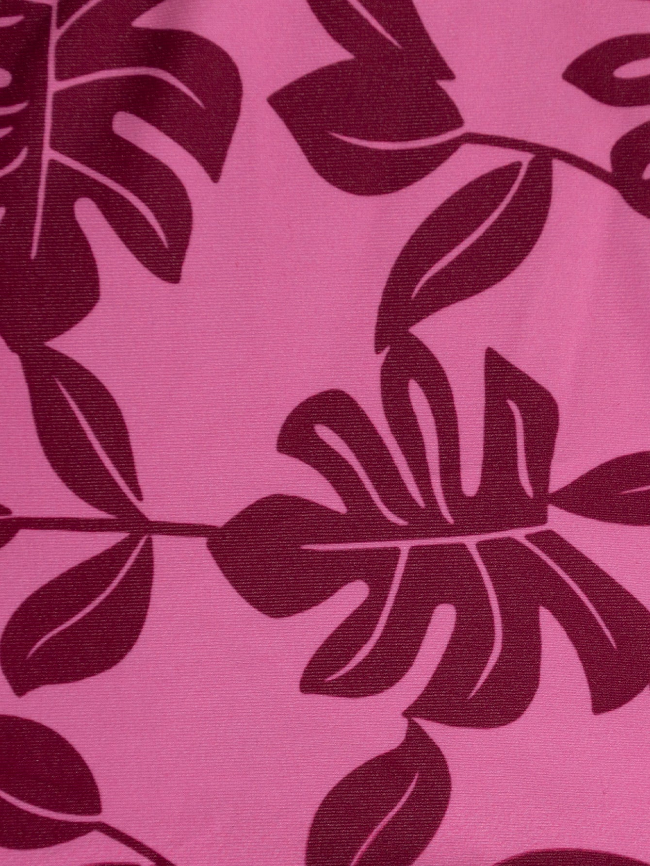 Pink Printed Underwire Contrast Bikini Set