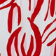 Red Rose Print Bikini Set