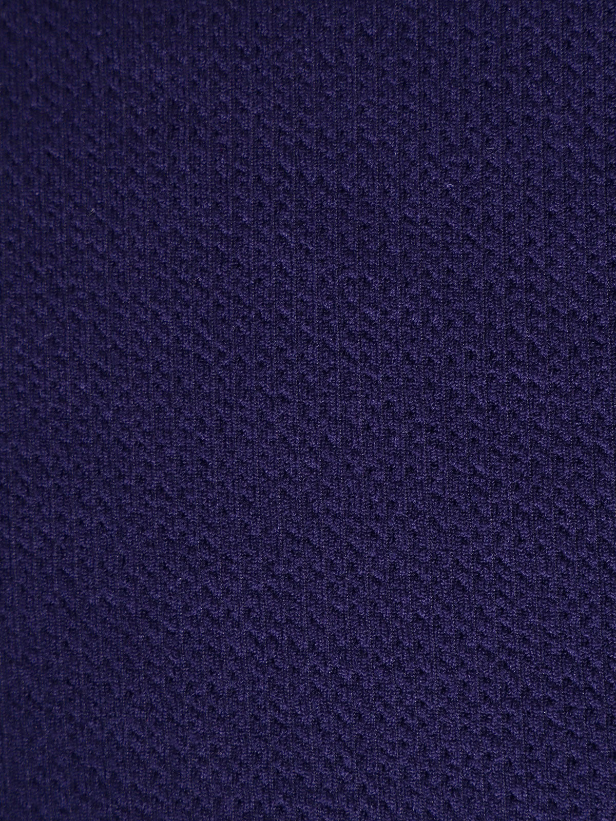 Blue Polyester Knitted Shorts