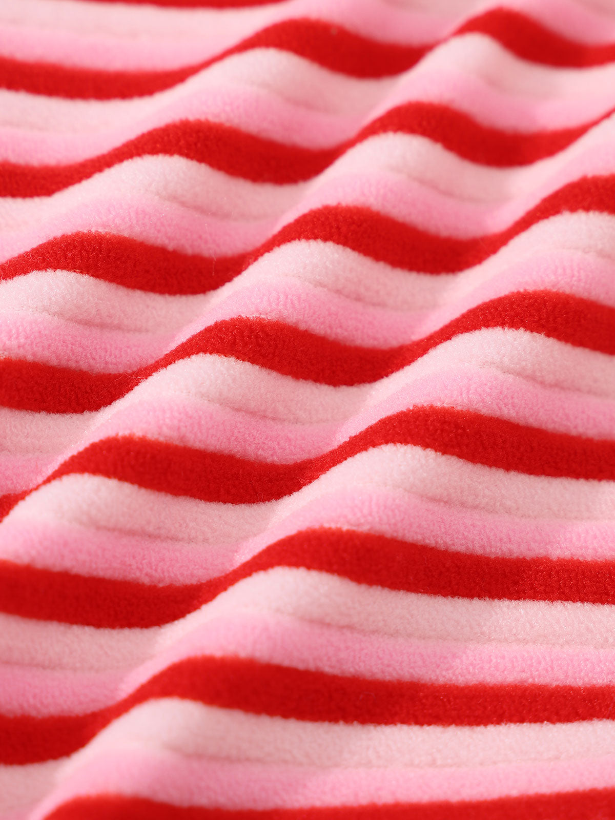 Pink Striped Bow V-Notch Bikini Set