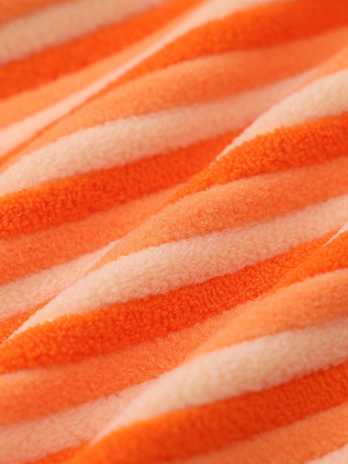 Orange Striped Tankini Swimsuit