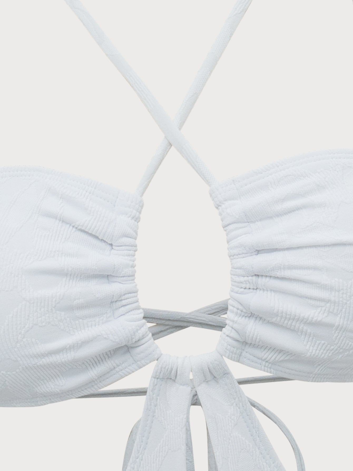 White Cut Out One-piece Swimsuit