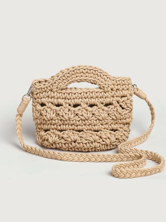 Khaki Mini Shoulder Bag