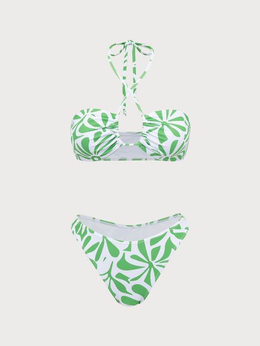 Botanical Print Bikini Set