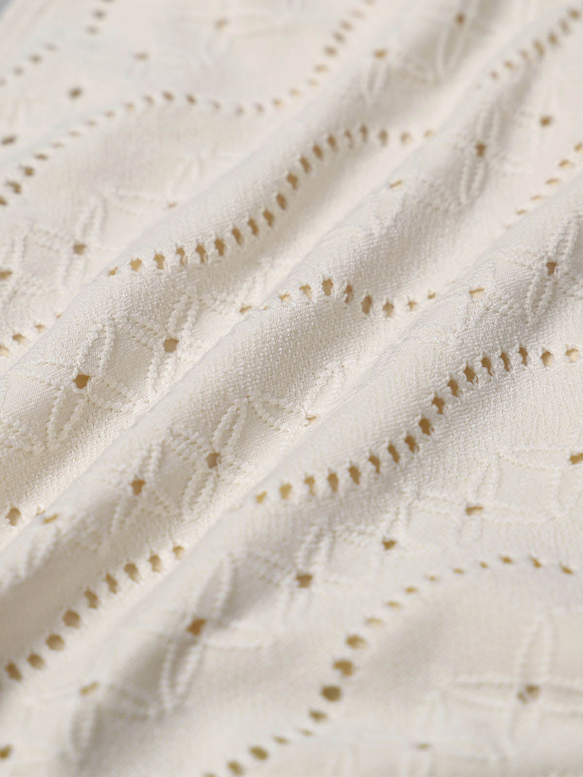 Beige Cutout Lace-Up Tankini Swimsuit