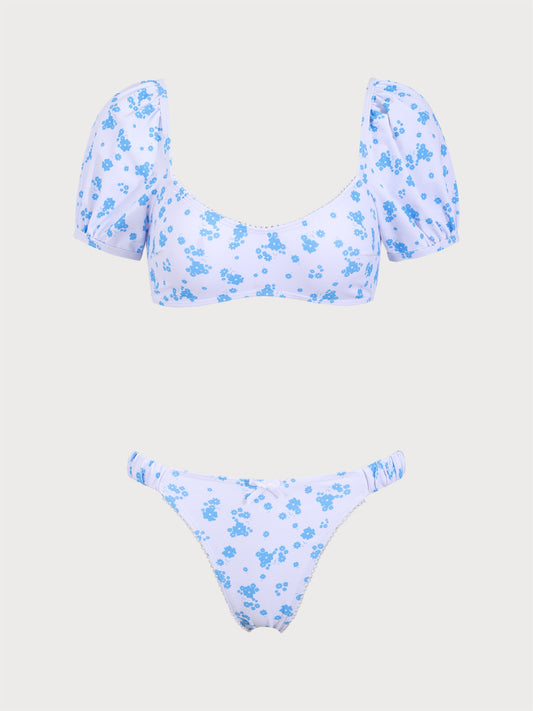 White Tank Top Heartbreaking Bikini Set