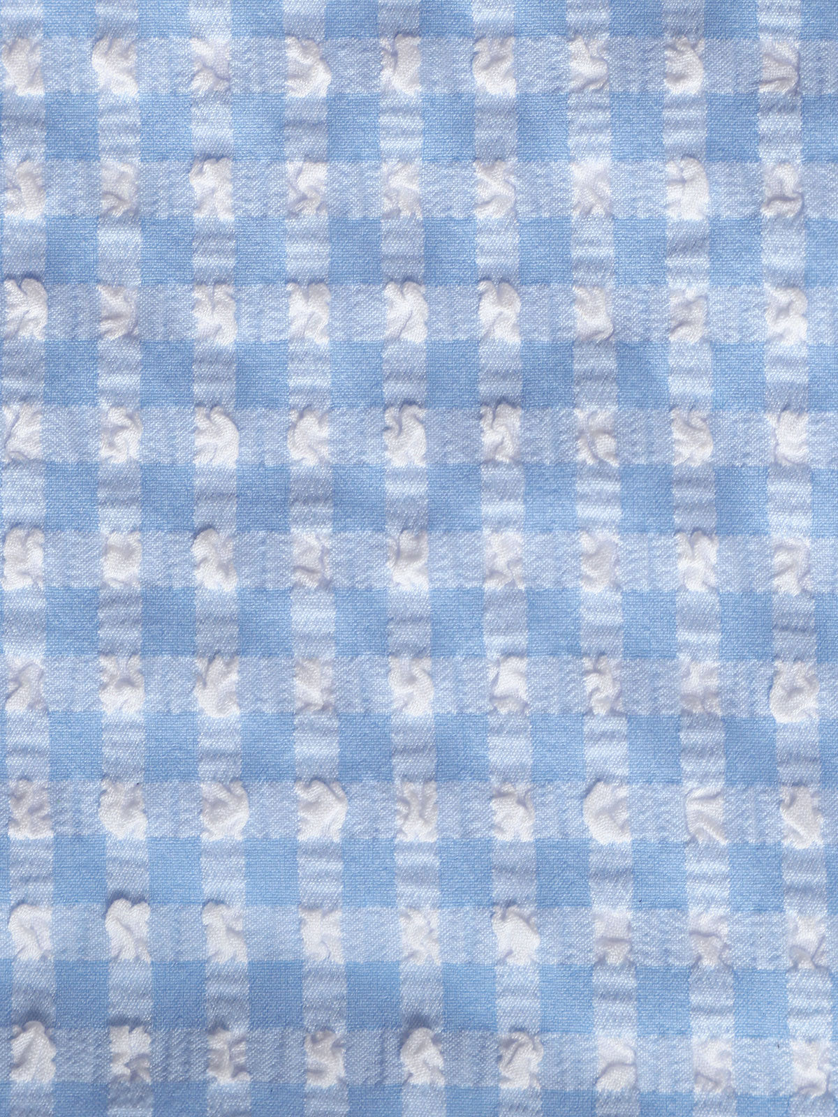 Light Blue Jacquard Plaid Vintage Bikini Set