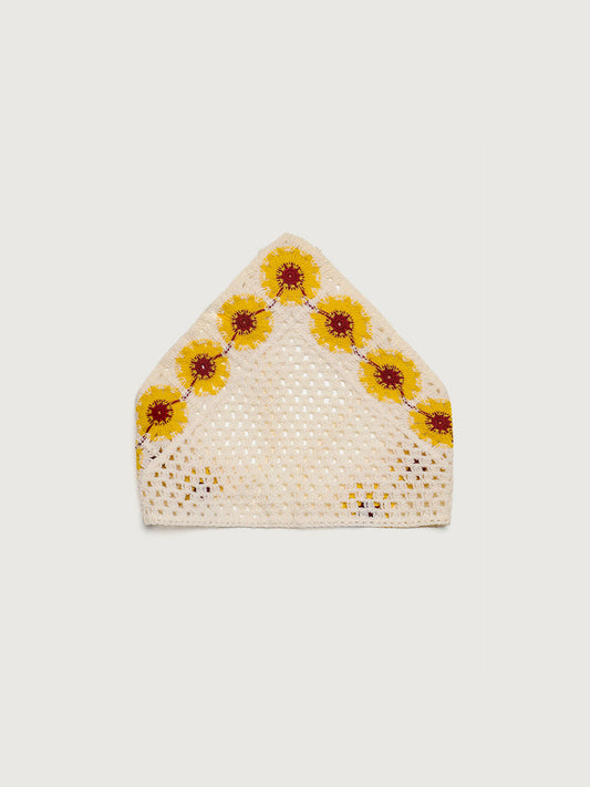 Yellow sunflower headband hair accessories